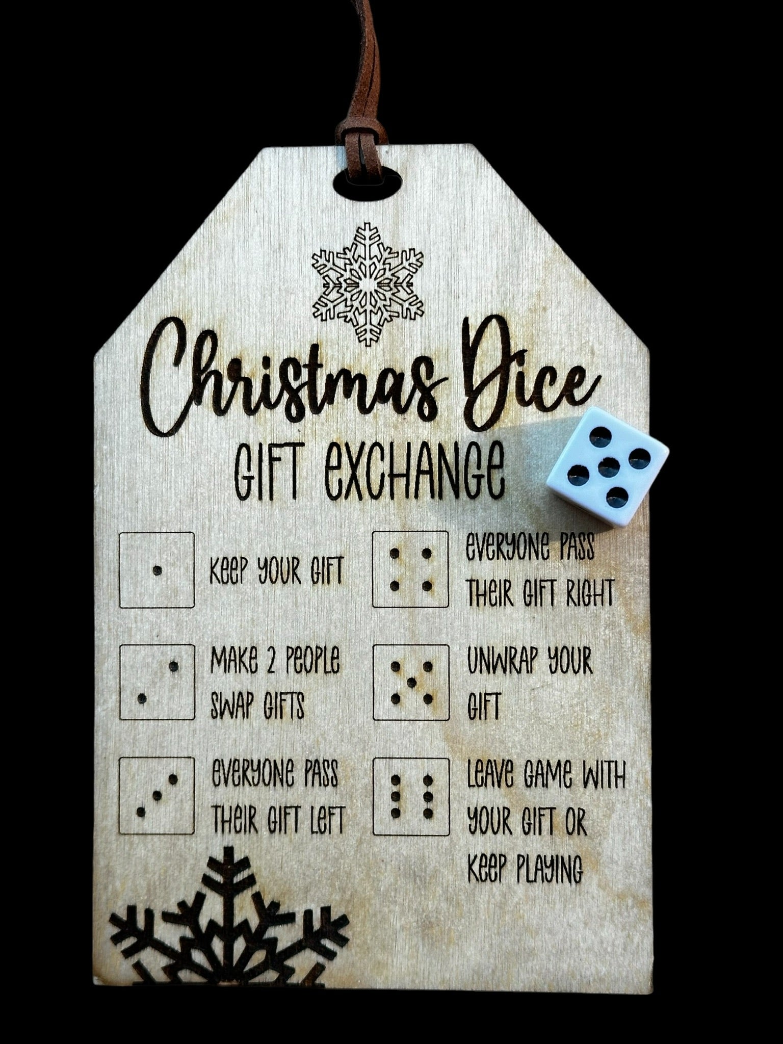 Christmas Gift Exchange Dice Game