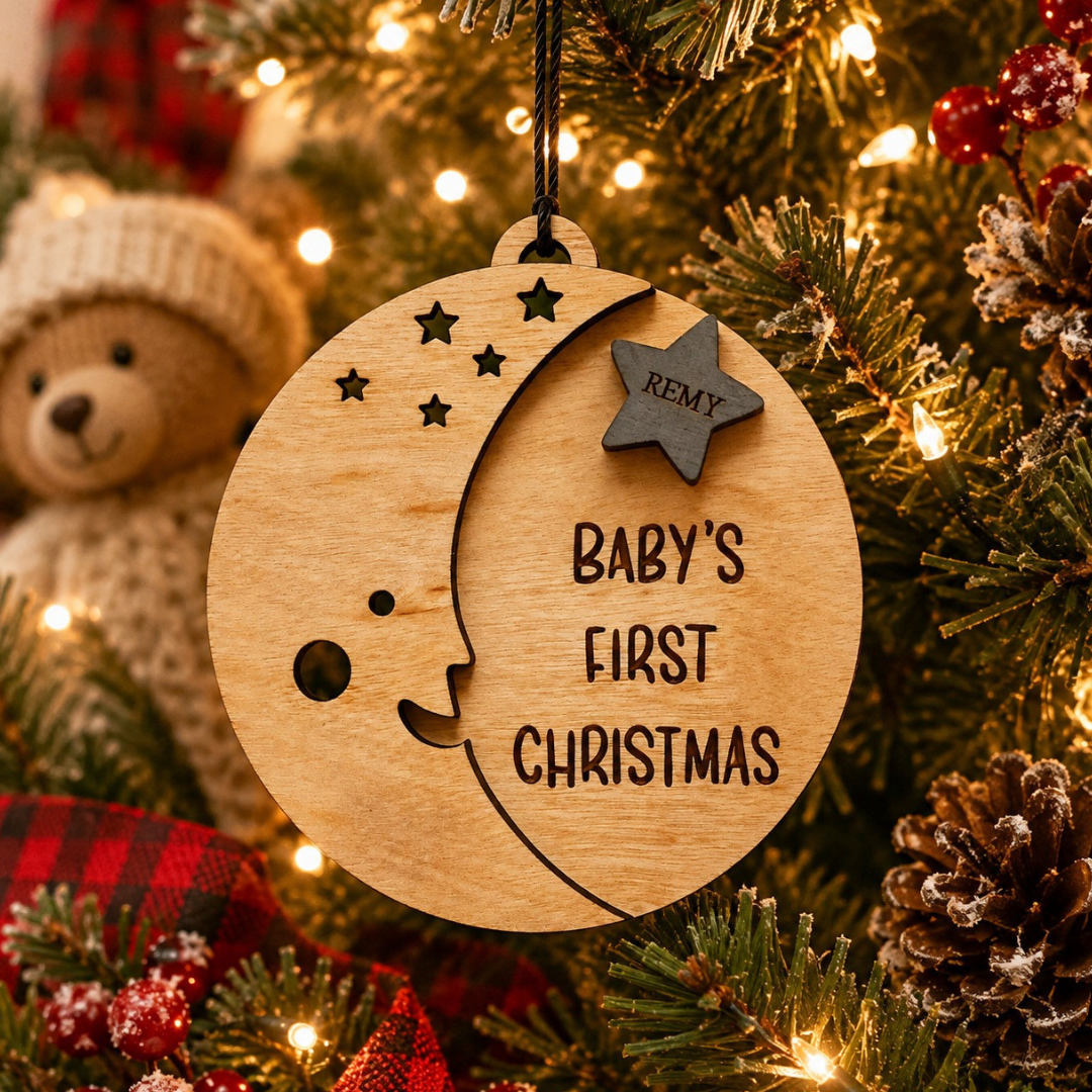 Personalized Baby’s First Christmas Ornament
