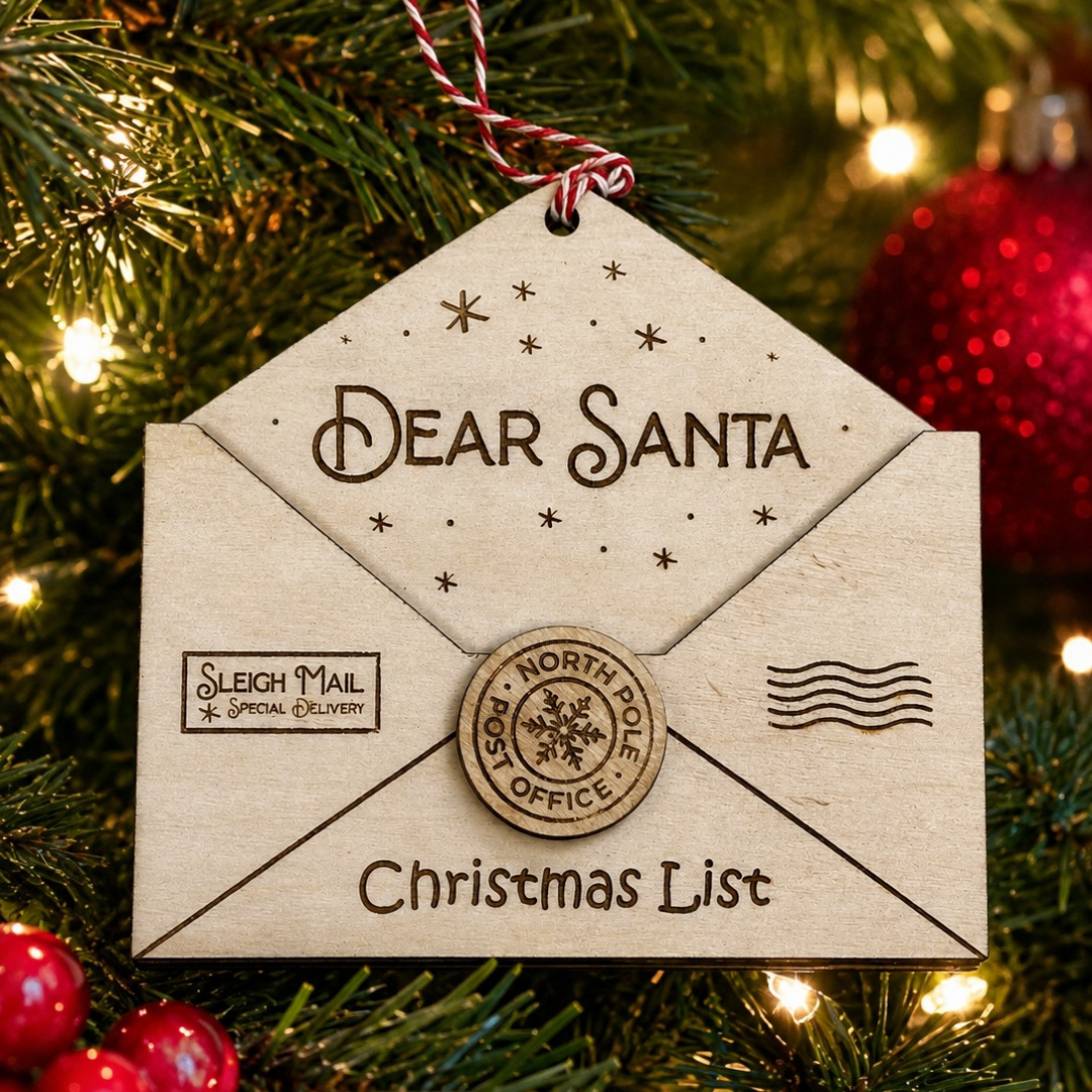 Dear Santa Letter Ornament