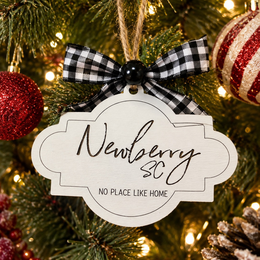Personalized Hometown Christmas Ornament