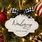 Personalized Hometown Christmas Ornament