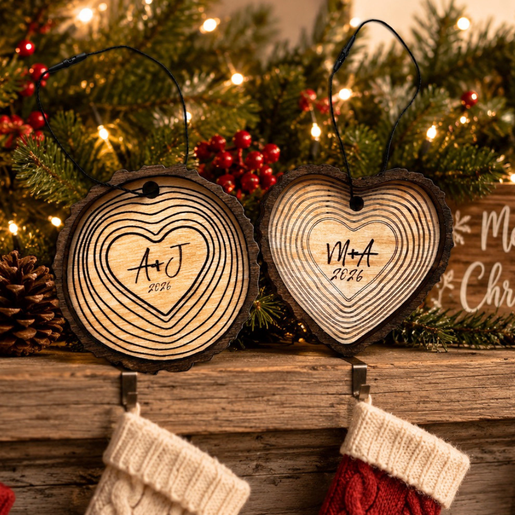Personalized Wood Slice Ornament
