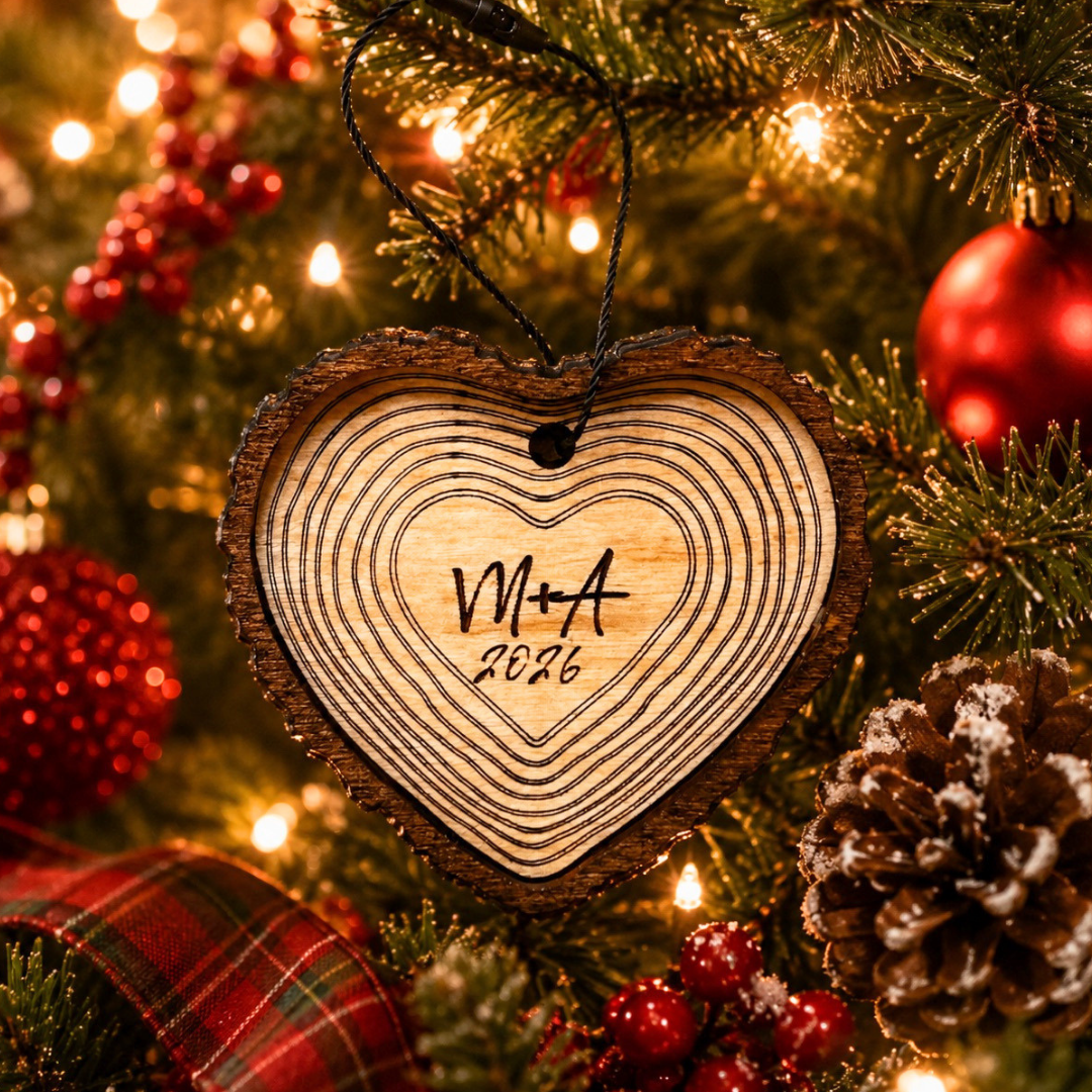 Personalized Wood Slice Ornament
