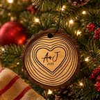 Personalized Wood Slice Ornament