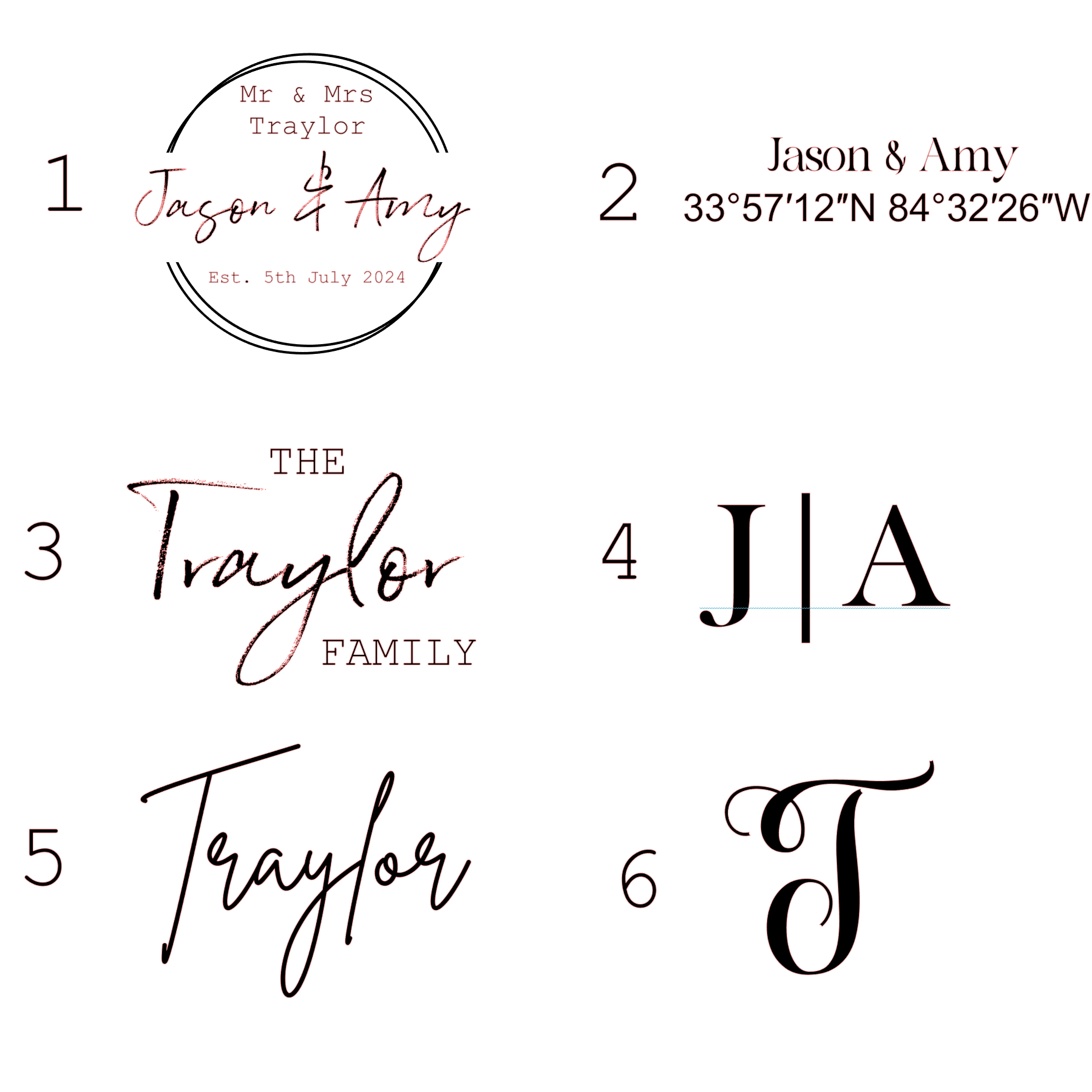 Personalized Serving Tray
