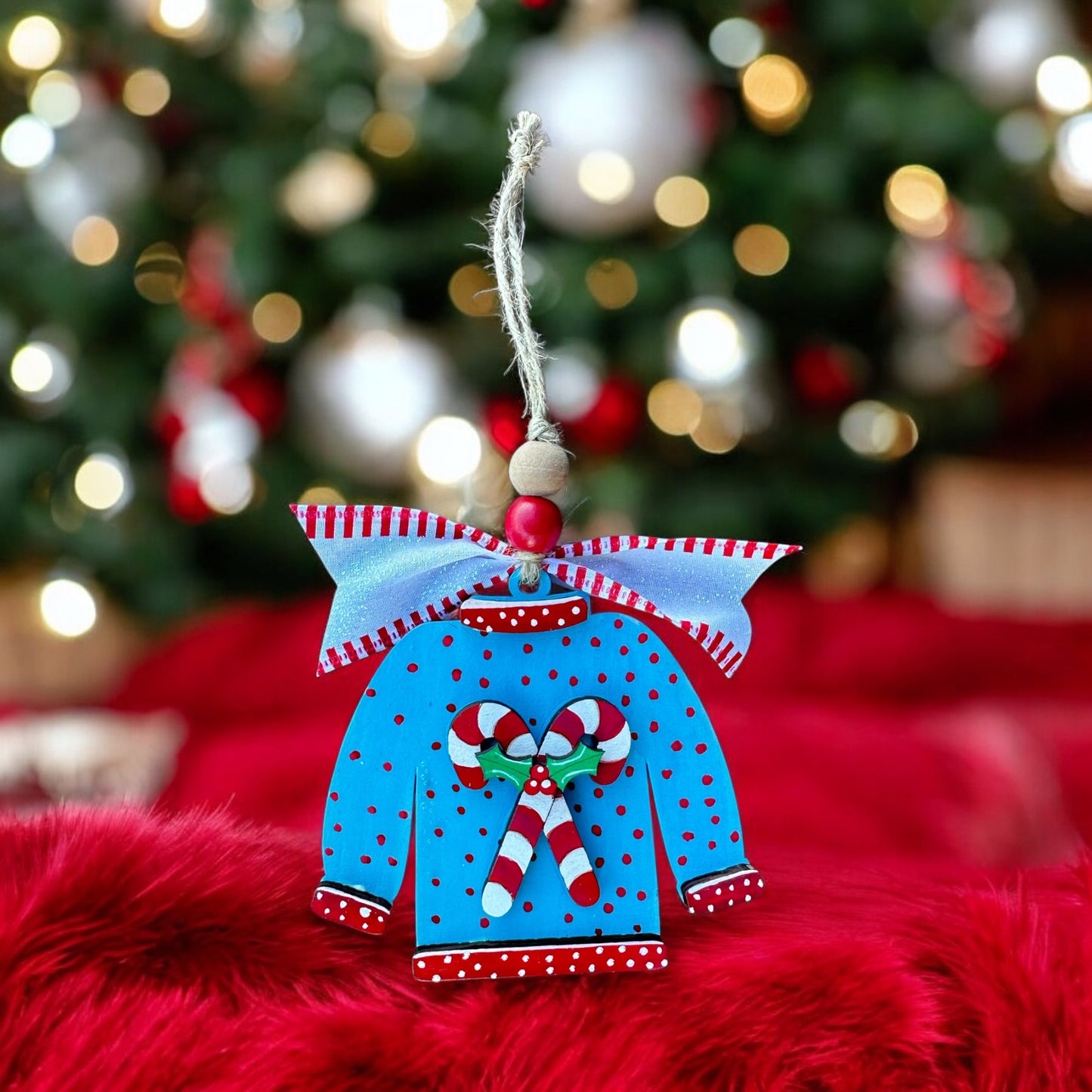 Ugly Christmas Tree Sweater ornament