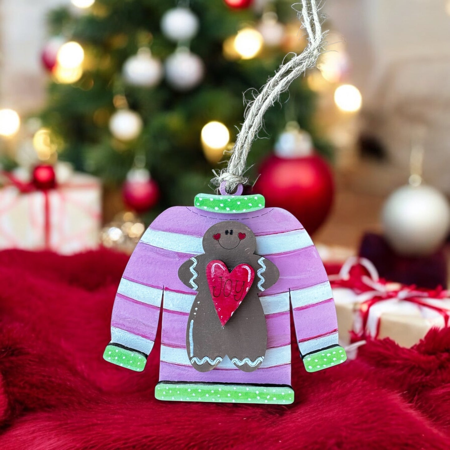 Ugly Christmas Tree Sweater ornament