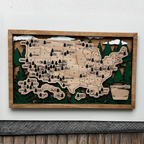National Parks USA Map